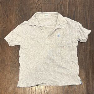johnnie-O Boy’s Light Gray Polo Shirt Size 12